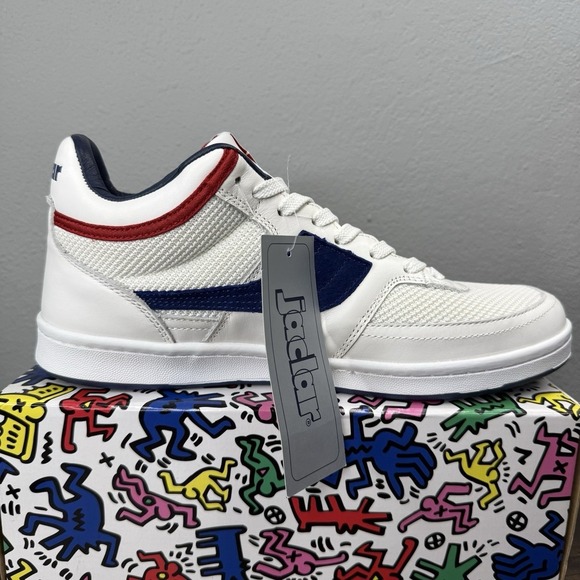 jaclar Shoes Sneakers Trainers JA-7525 Courtlord Blue/White Size 10.5 Retro NEW‎